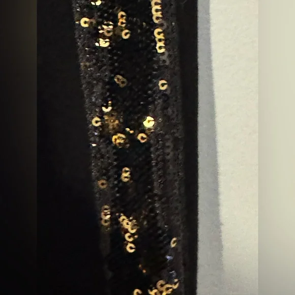 NWT Lysse leggings dressy sparkle sequins dark fairy soft stretchy double knit - Picture 3 of 10